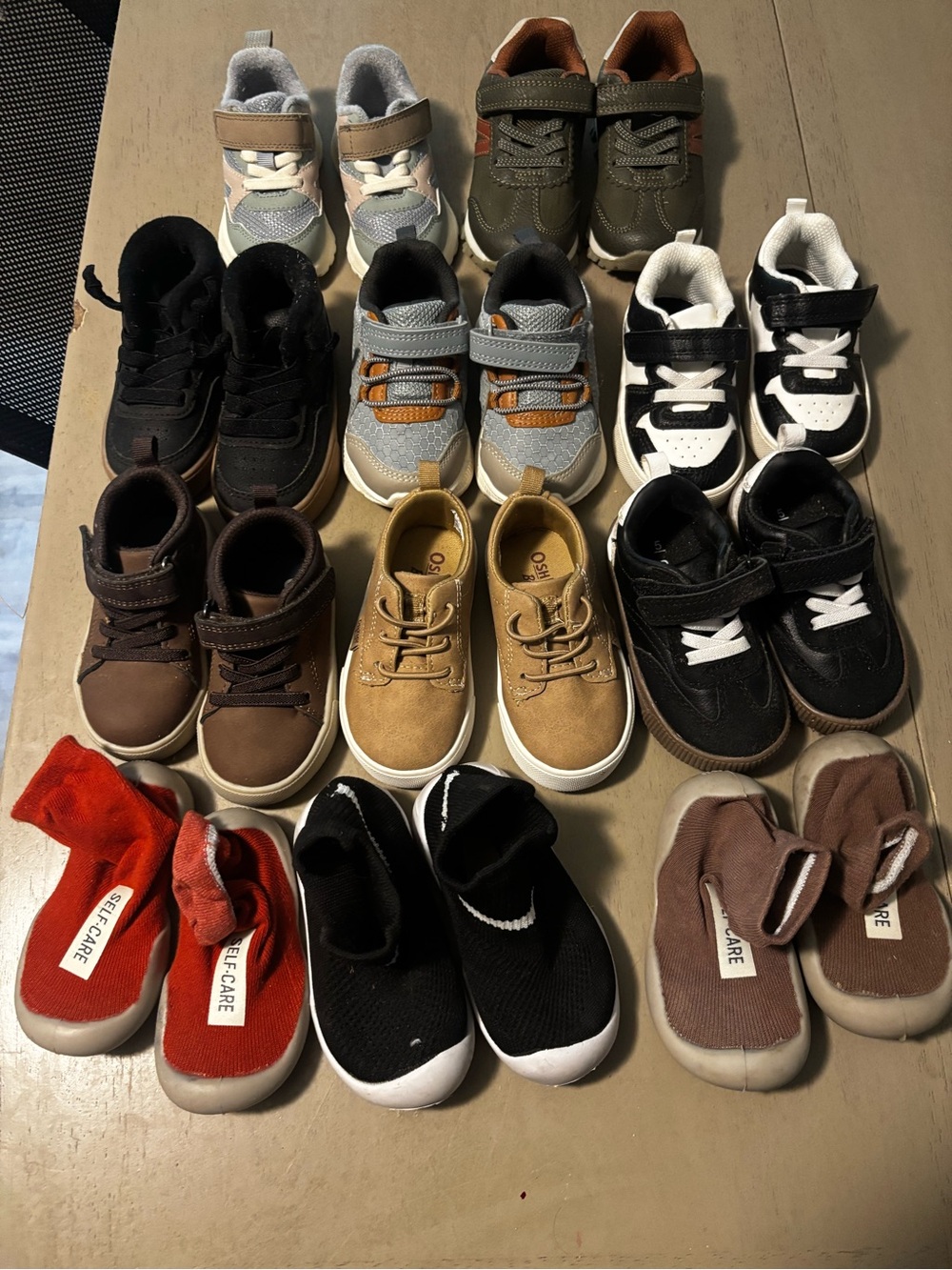 OshKosh & Carter Kids Sneakers Variety. Sizes 5-6